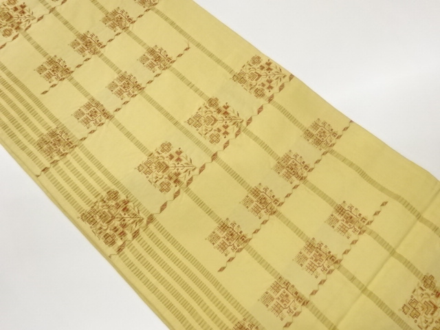 JAPANESE FUKURO OBI / WOVEN STRIPE & ABSTRACT